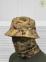 Панама тактическая хлопковая мультикам Redison Армейская военная камуфляжная панамка Военная шляпа (арт.15802)