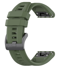 Ремінець CDK для Garmin Instinct | 22mm Silicone Sport Band Classic (015189) (green)