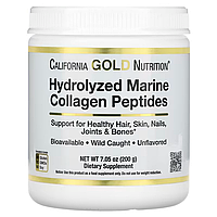 Гидролизованные пептиды морского коллагена (Hydrolyzed marine collagen peptides) 5000 мг 200 г