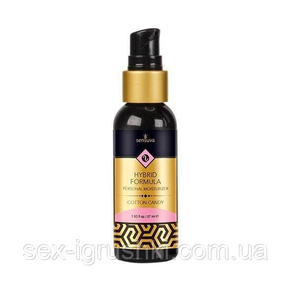 Змазка водно-силіконова Sensuva Hybrid Cotton Candy (57 мл) без цукру, можна для оральних пестощів SO3241