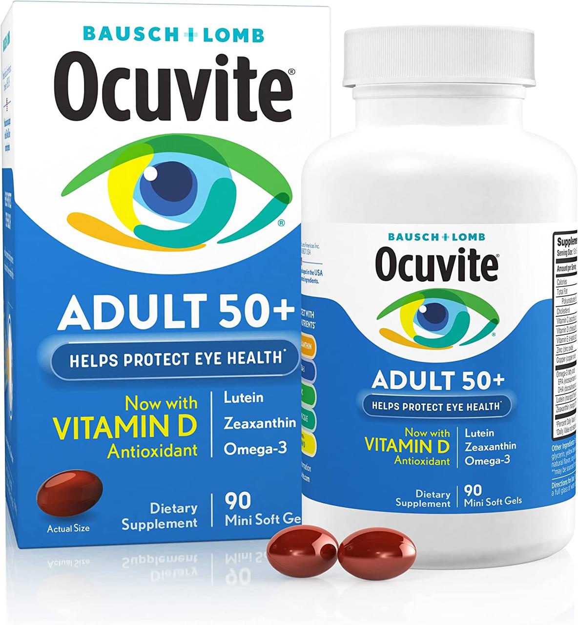 Ocuvite, для зору, для людей віком від 50, 90 таблеток