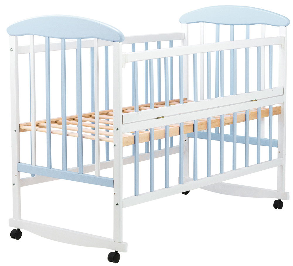 Ліжко Наталка ОБГО відкидний бік вільха біло-блакитна, фото 1