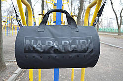 Сумка для подорожей, сумка дорожня з плечовим ременем, сумка на блискавці Napapijri маленька Чорний