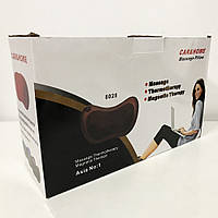 Масажна подушка для спини / Масажна подушка massage pillow 8028 / Подушка масажер IO-723 для спини