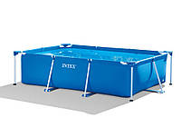 Бассейн каркасный Intex прямоугольный 28272, размер 300*200*75см, 3834 л Rectangular Frame Pool