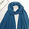 Шарф жіночий M&JJ Мармаріс Денім 190х70 см (8124), фото 2