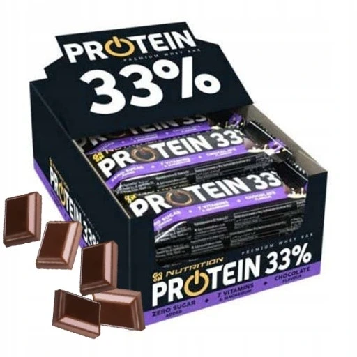 24× Протеїновий батончикGo On Protein Bar 33% шоколад