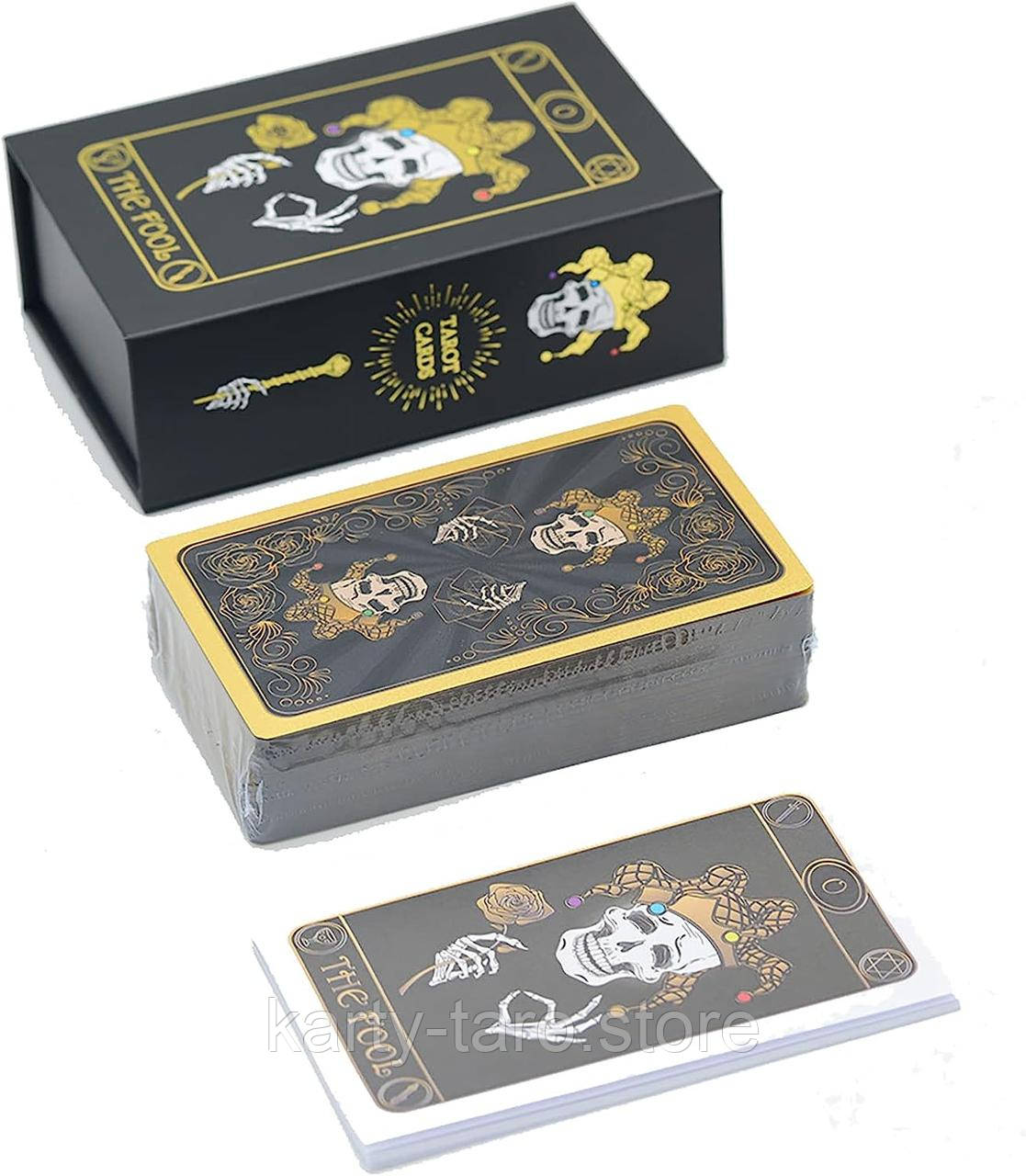 Купить Карты таро Уэйта в коробке из золотой фольги / Gold Foil Tarot ...