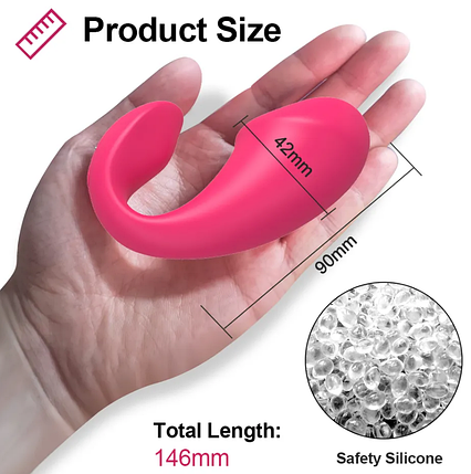 Смарт Вібратор Blissful Secret  на акумуляторі Віброяйце під одяг, фото 2