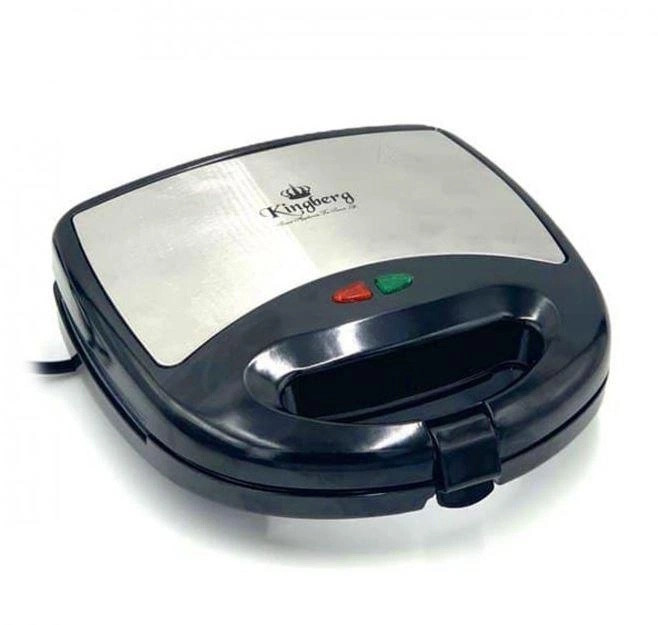 Сендвічниця-гриль, вафельниця Kingberg — KB-2046 3в1 електрична, фото 1