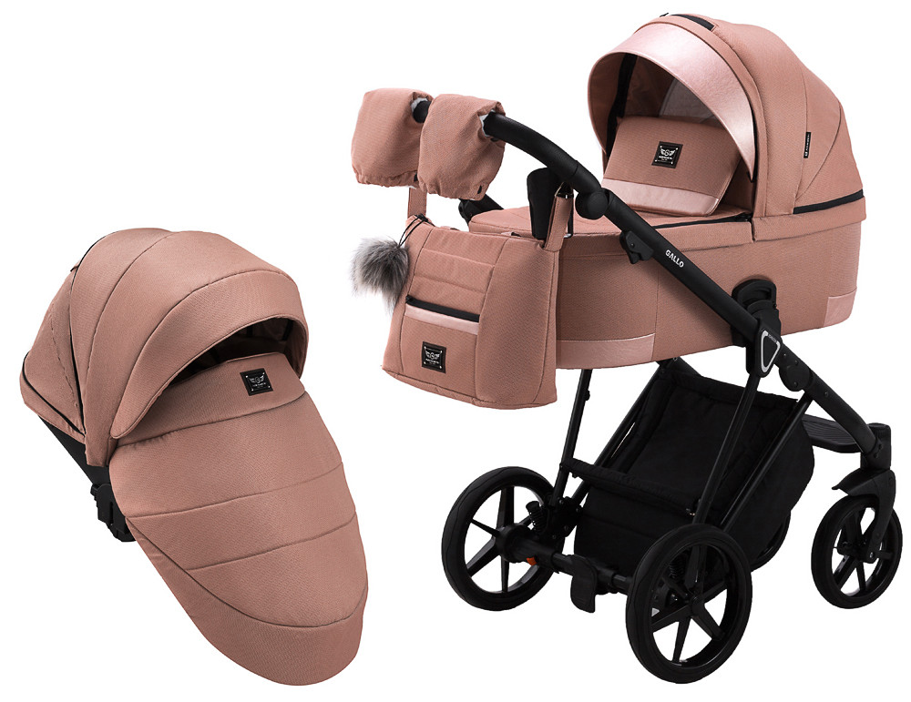 Коляска 2 в 1 Adamex Gallo Thermo GA-4 rose pink, фото 1