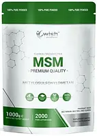 Дієтична добавка Wish Pharmaceutical MSM Organic Sulphur Powder 1 кг порошку 1000 г