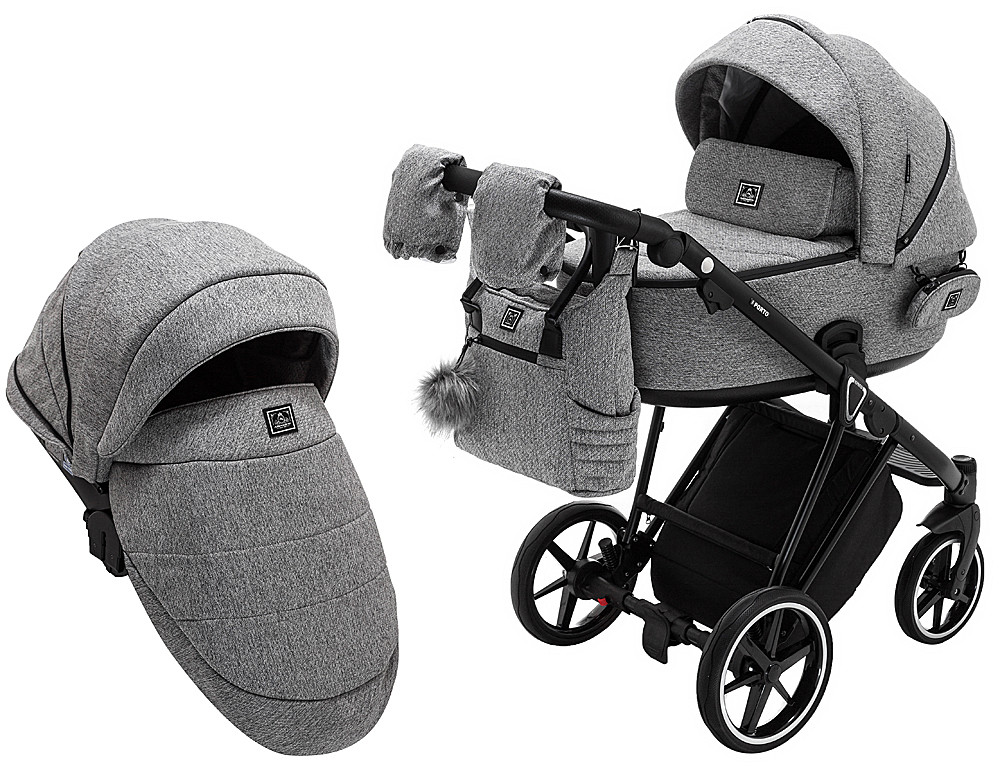 Коляска 2 в 1 Adamex Porto Lux REC-9, фото 1