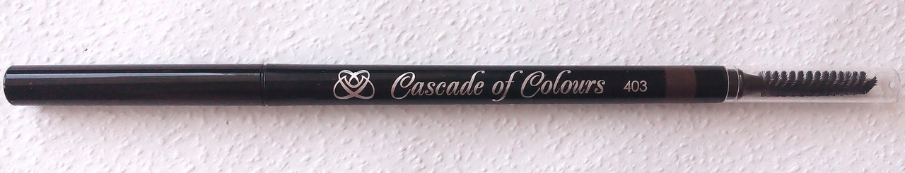 Олівець для брів, що викручується пудрово-вісково-темно-коричневий) Cascade of colours