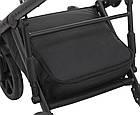 Коляска 2 в 1 Bair Kiwi Soft BKS-00/22 чорний / світло-сірий, фото 10