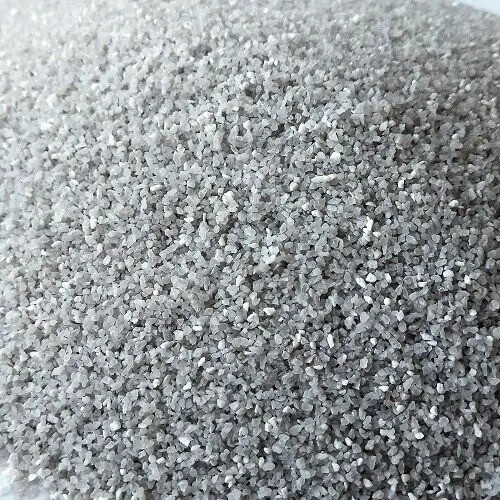 Кварцовий пісок сірий для пісочного фільтра басейну дрібної фракції 1-2 мм, щільний прозорий мішок 25 кг