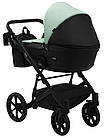 Коляска 2 в 1 Bair Kiwi ECO BK-8/15 м'ятний / чорний, фото 5
