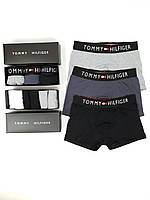 Комплект шкарпеток і трусів чоловічих Tommy Hilfiger. Набір нижньої білизни 3шт та шкарпетки 6 пар Томмі Хілфігер, фото 10