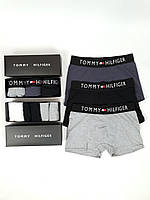 Комплект шкарпеток і трусів чоловічих Tommy Hilfiger. Набір нижньої білизни 3шт та шкарпетки 6 пар Томмі Хілфігер, фото 9