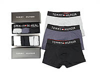 Комплект шкарпеток і трусів чоловічих Tommy Hilfiger. Набір нижньої білизни 3шт та шкарпетки 6 пар Томмі Хілфігер, фото 7