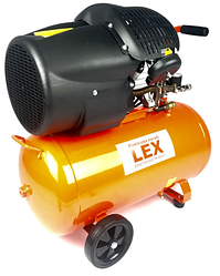 Повіряний двоциліндровий масляний компресор LEX 50L LXC50V