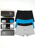 Подарунковий набір нижньої білизни 3шт та шкарпеток бренд 6 пар Calvin Klein. Труси чоловічі шкарпетки Кельвін Кляйн, фото 6