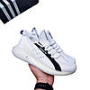 Чоловічі кросівки Adidas ZX 5K Boost White black білі з чорним Адідас ЗХ текстиль сітка весна літо, фото 4