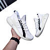 Чоловічі кросівки Adidas ZX 5K Boost White black білі з чорним Адідас ЗХ текстиль сітка весна літо, фото 2
