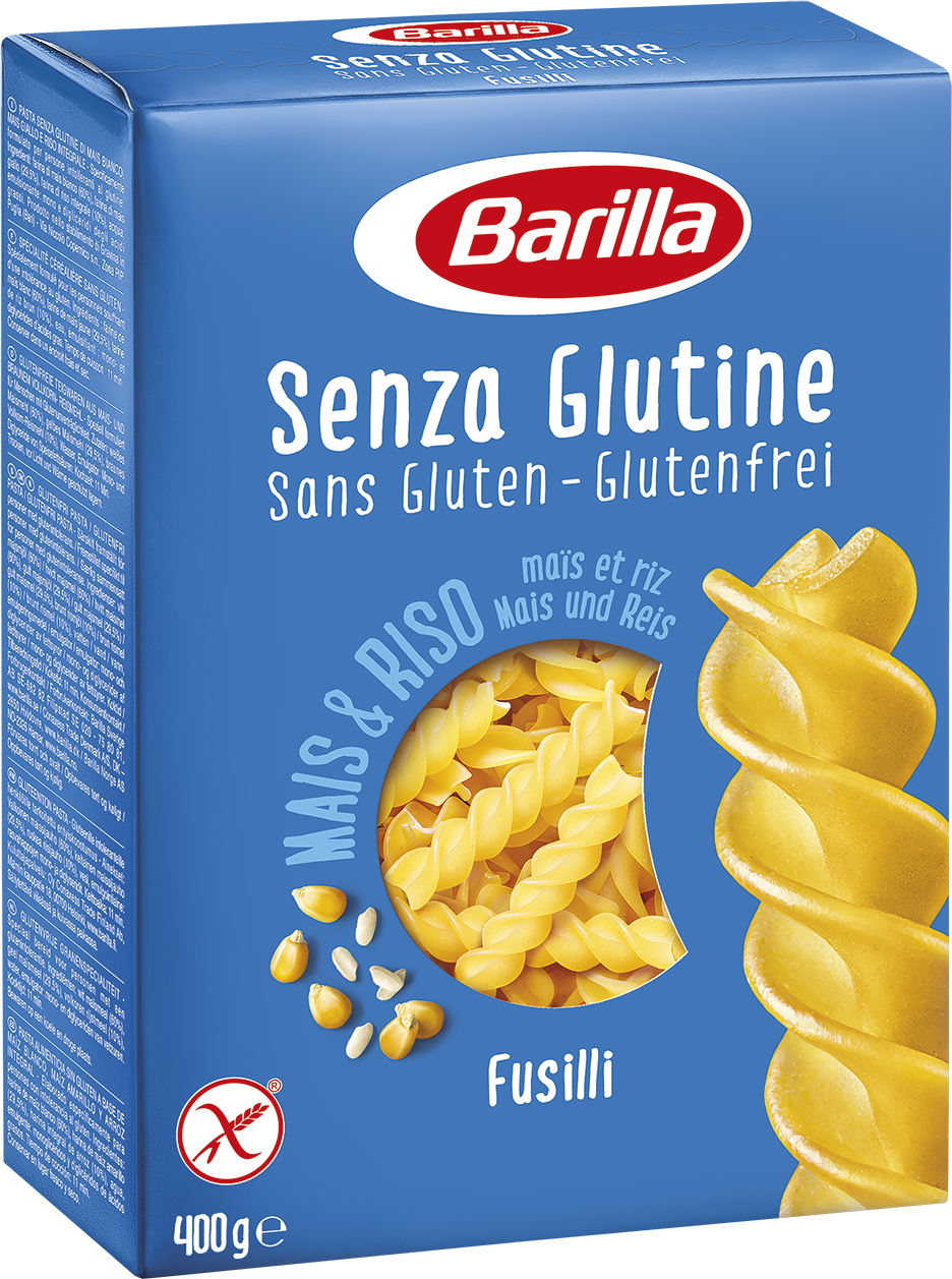Безглютеновые макароны Barilla «Fusilli» Senza Glutine (макароны спиральки) 400 г. - фото 1 - id-p350082761
