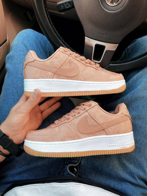 Nike air force 1 low rose gold discount