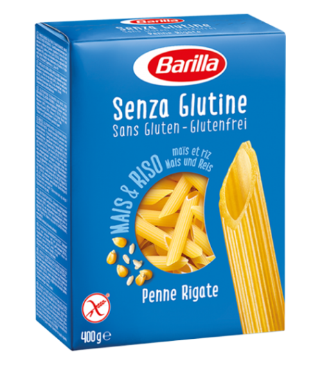 Безглютеновые макароны Barilla «Penne Rigate» Senza Glutine (барилла перья) 400 г - фото 1 - id-p350081463