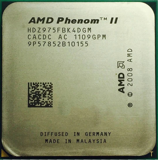 Процесор AMD Phenom II X4 975 3.60 GHz / 6 M / 4 GT / s (HDZ975FBK4DGM) sAM3, tray