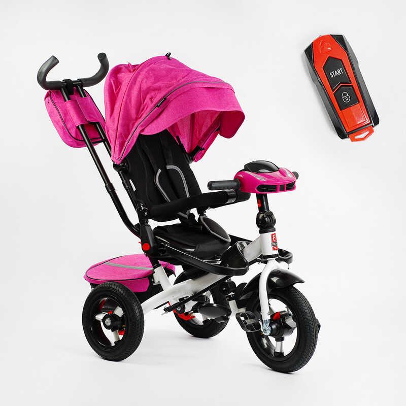 Велосипед 6088 F - 205-01 Best Trike (1) ПОВОРТНЕ СИДІННЯ, КЕРМО СКЛАДАЄТЬСЯ, ФАРА МУЗИЧНА З USB, НАДУВНІ КОЛЕСА, ПУЛЬТ УВІМКНЕННЯ