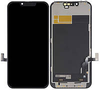 Дисплей модуль тачскрин iPhone 13 черный TFT JK