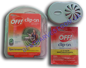 Прилад від комарів OFF Clip-On з фен-системою + змінний картридж, фото 4
