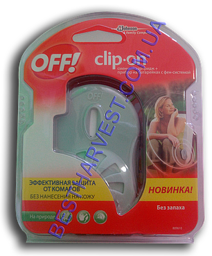 Прилад від комарів OFF Clip-On з фен-системою + змінний картридж, фото 1