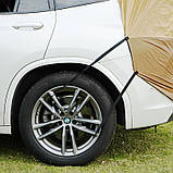 Автомобільний водонепроникний намет. Навіс для сімейної подорожі, туристичний намет., фото 6