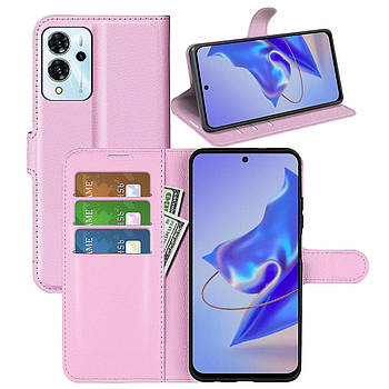 Чохол-книжка Litchie Wallet для ZTE Blade V40 Pro Light Pink