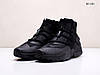 Чоловічі кросівки Nike Air Huarache Gripp triple black чорні взуття Найк Хуарачі високі текстильні весна осінь, фото 3
