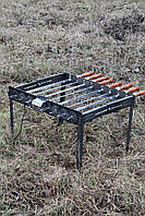 Автоматична шашличниця на ніжках на 8 шампурів (шампури в комплект НЕ ВХОДЯТЬ)