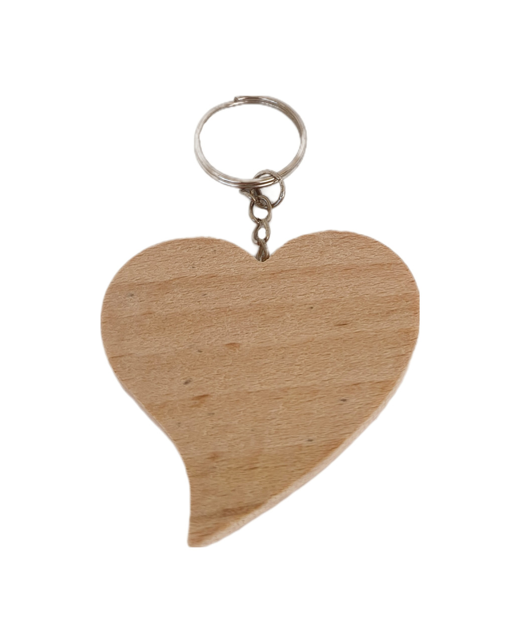 Заготівля для брелка "Серце фігурне" 6*5,5 см. | натуральне дерево |для декупажу |під декорування |для розпису