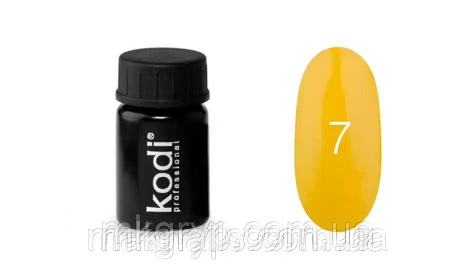 Гель-фарба No 7 колір жовтий