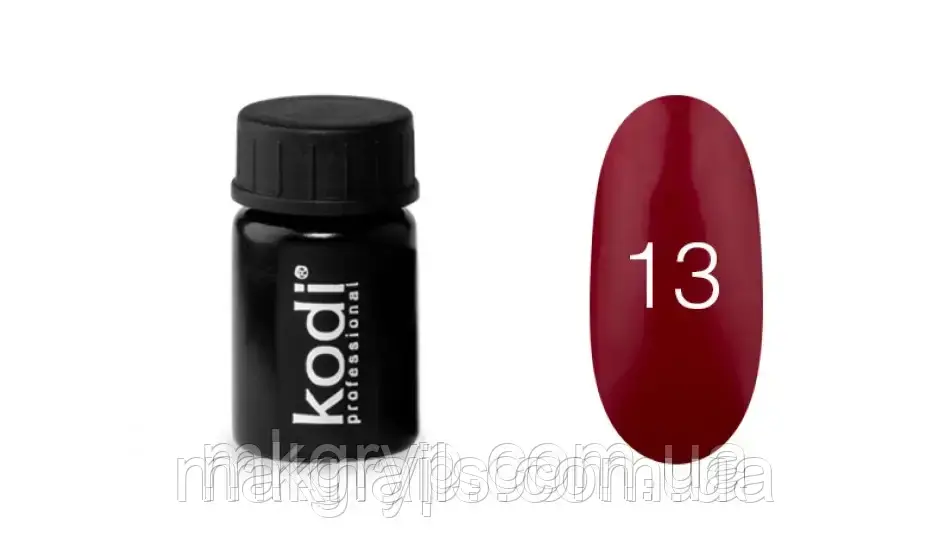 Гель-фарба No 13 кольору вишневий