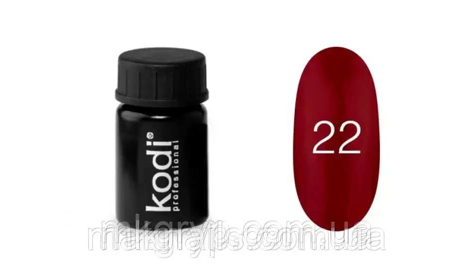 Гель-фарба No 22 червоний