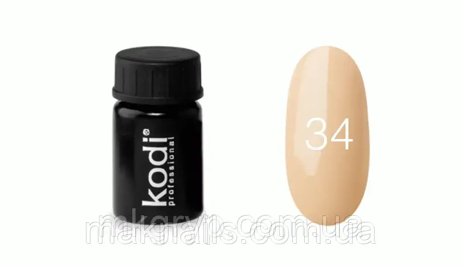 Гель-фарба No 34 колір бежевий