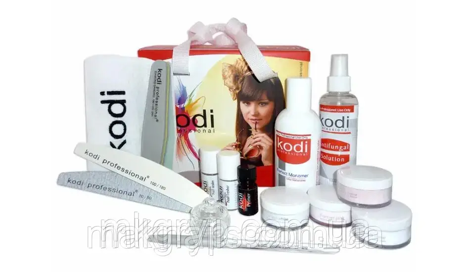 Набір для нарощування нігтів акрилом Kodi