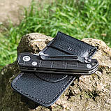 Ніж складаний Leen 1203-1, 440С, сатин, G10 чорний, без чохла, фото 4