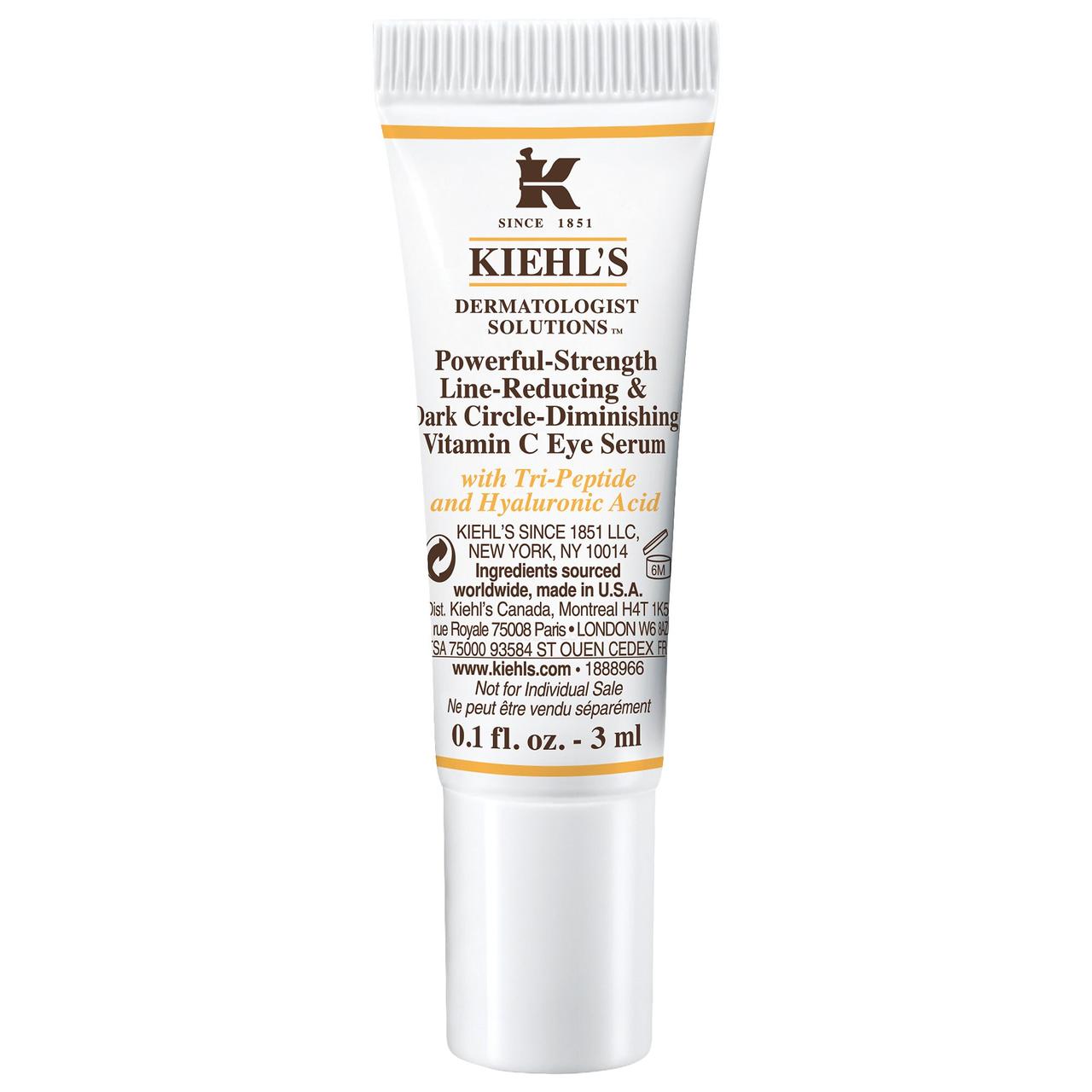 Сироватка від зморшок для шкіри навколо очей Kiehl's Powerful-Strength Vitamin C Eye Serum 3 мл