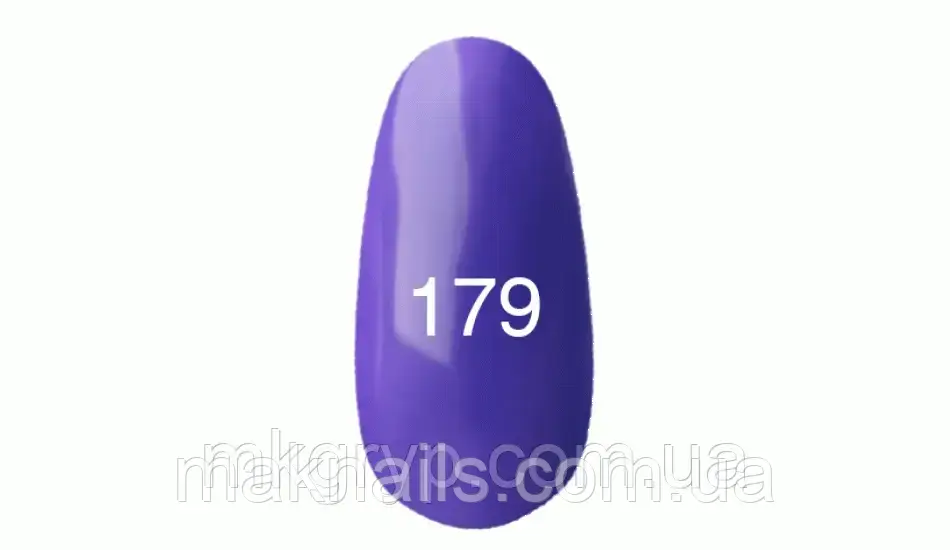 Гель-лак No 179 індиго, емаль 7 мл