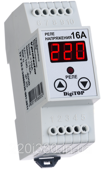 Реле напруги Vp-16A Din